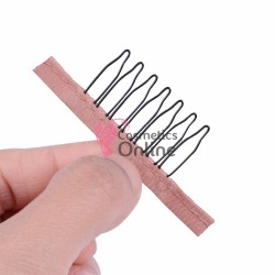 Agrafa de par pentru cusut peruci sau extensii MAP11 cu 7 pini Saten Deschis